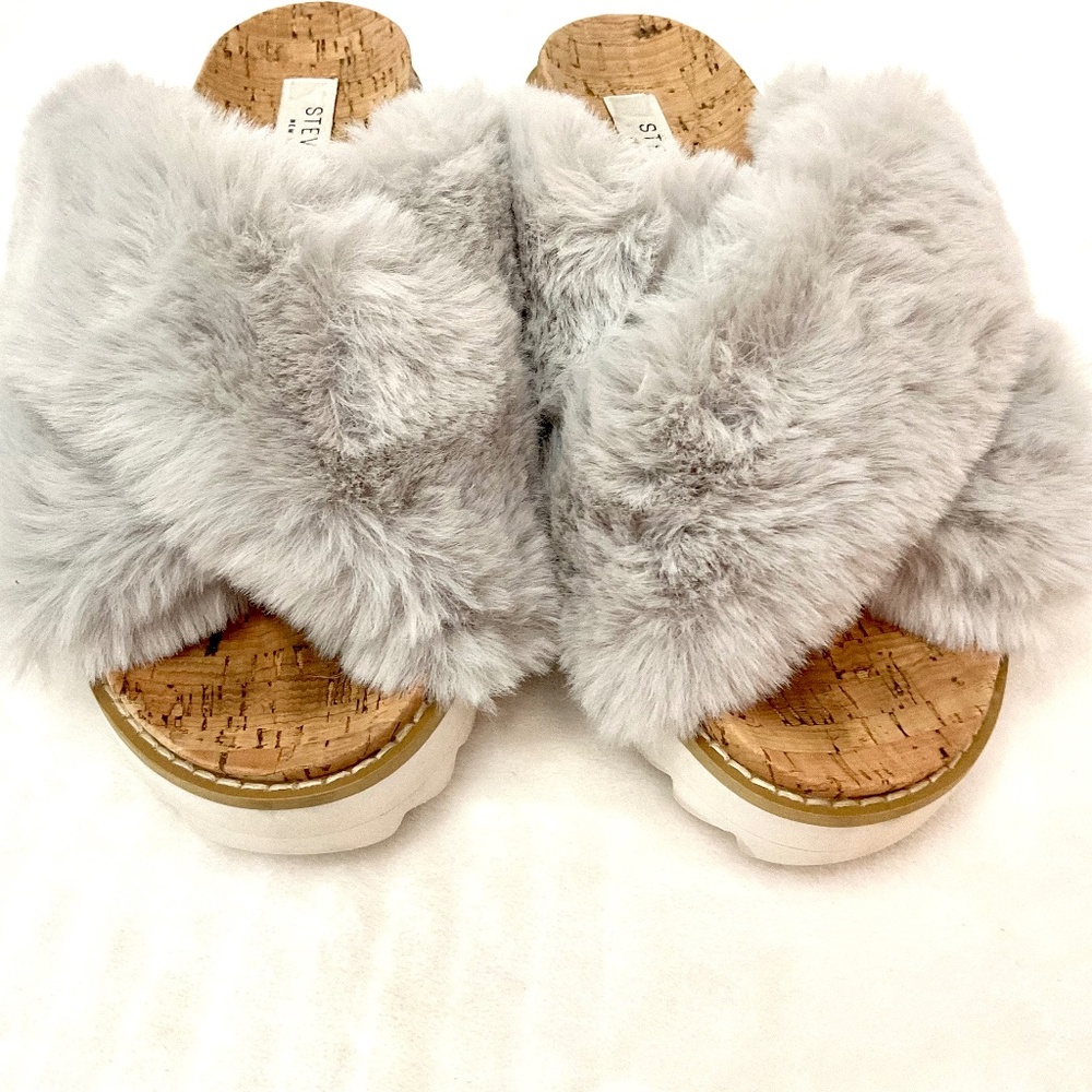 STEVEN by Steve Madden Gray Women's Cozie Slide Sandal Size 7M - Picture 10 of 13